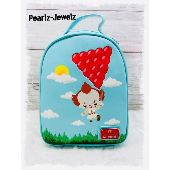 Loungefly Pennywise IT Clown Chapter Two Chibi Red Balloons Mini Backpack NWT